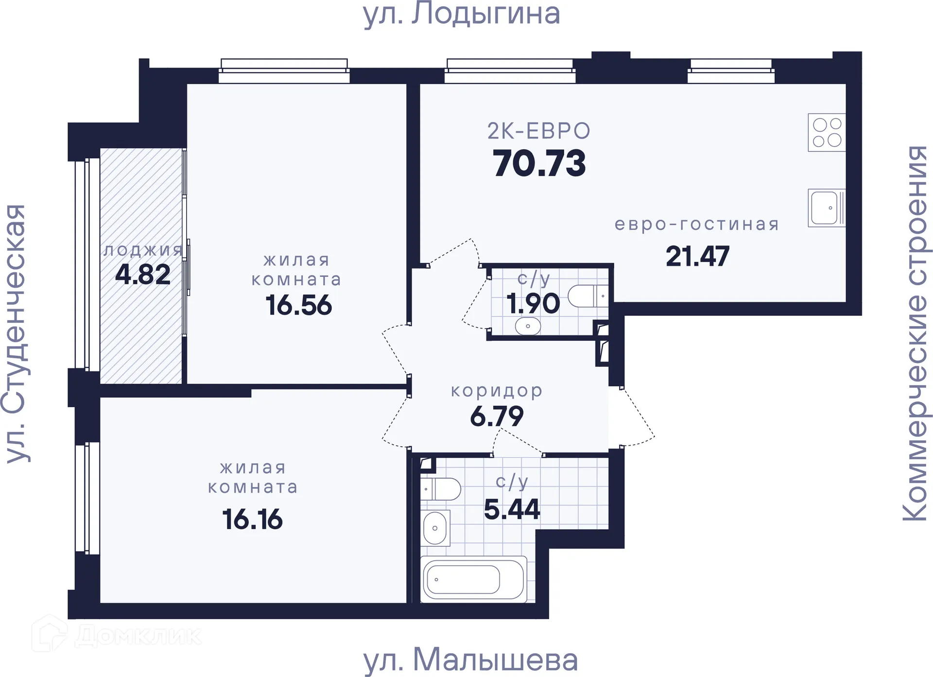 Фото квартиры в ЖК Динамика