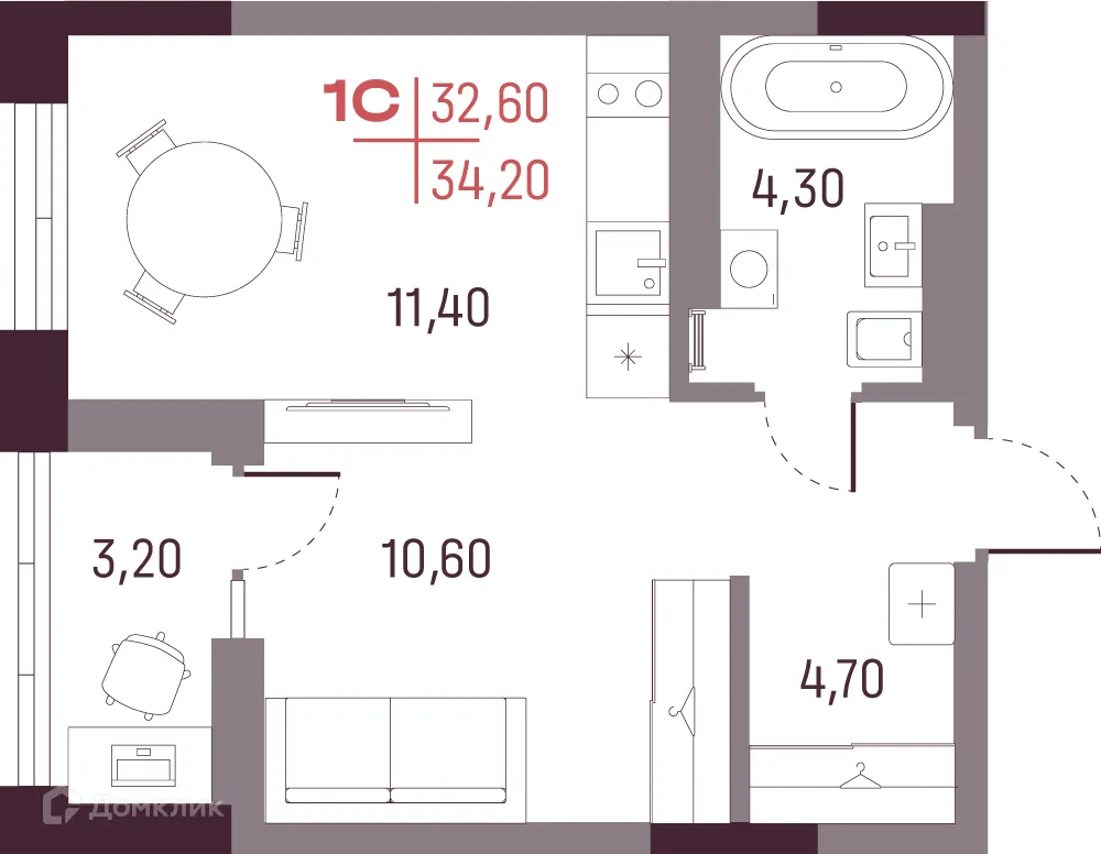 Фото квартиры в ЖК А+ (ЖК А плюс)