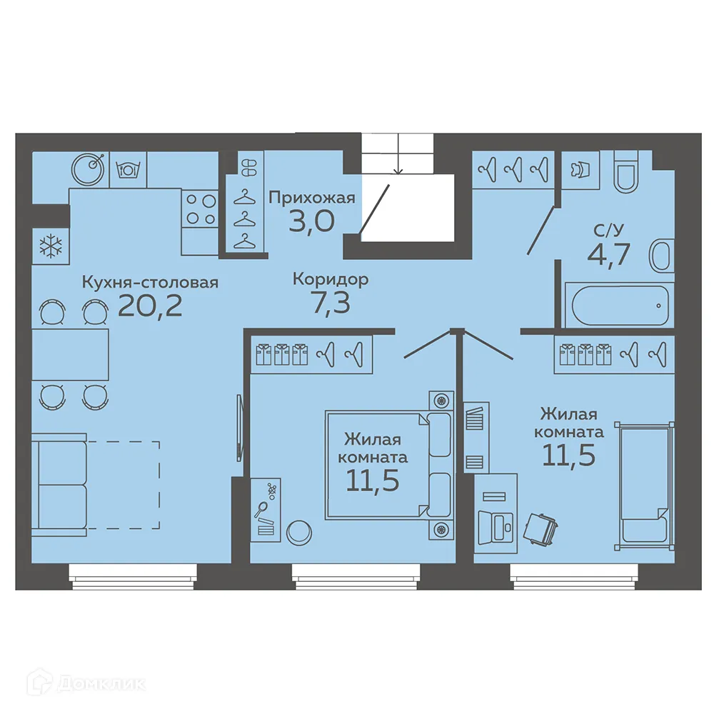 Фото квартиры в ЖК "Botanika Green House (Ботаника Грин Хаус)"