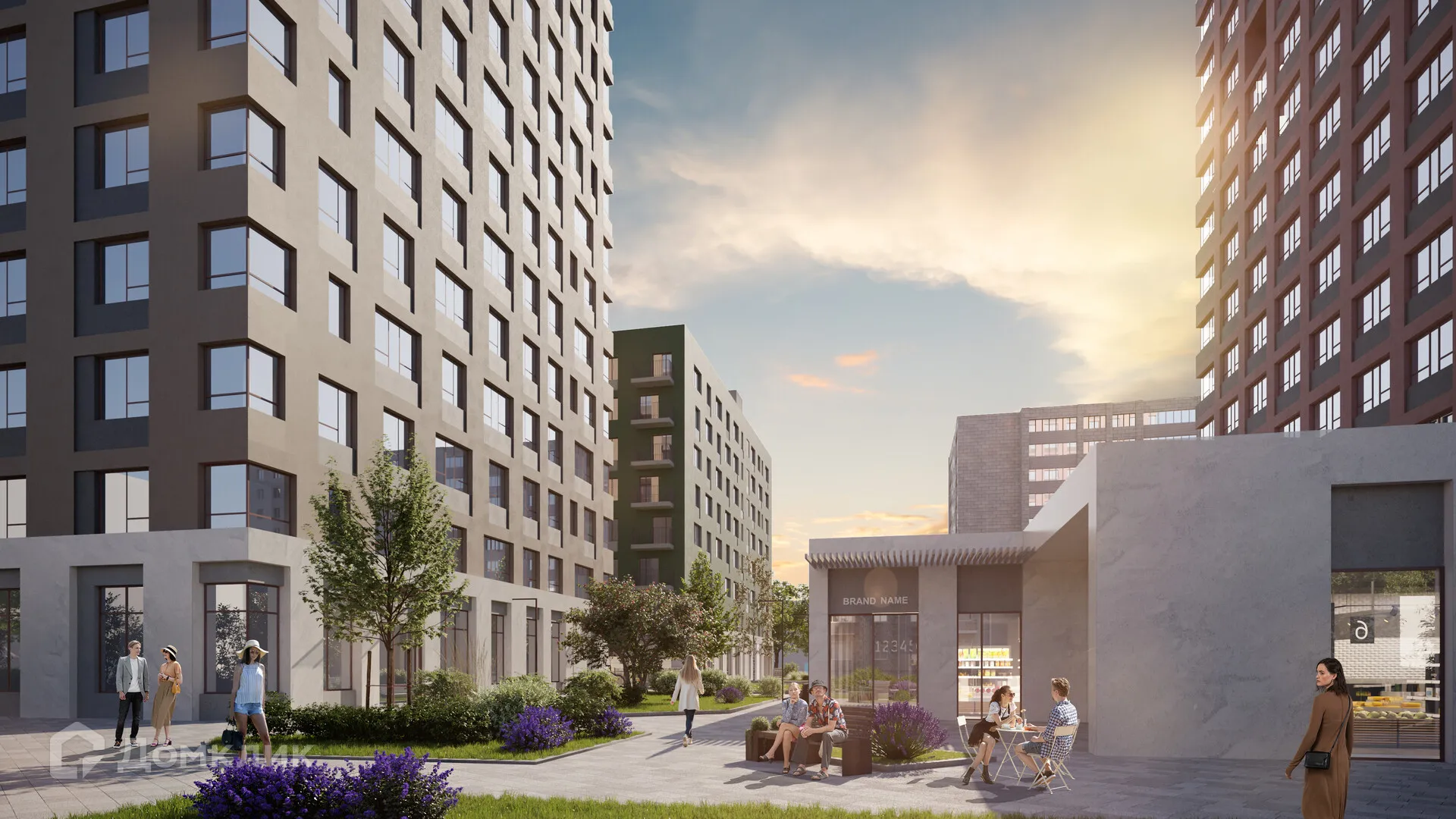 Планировка 2-комнатной квартиры 59.8 м² в ЖК Квартал К3, г. Екатеринбург — фото 4