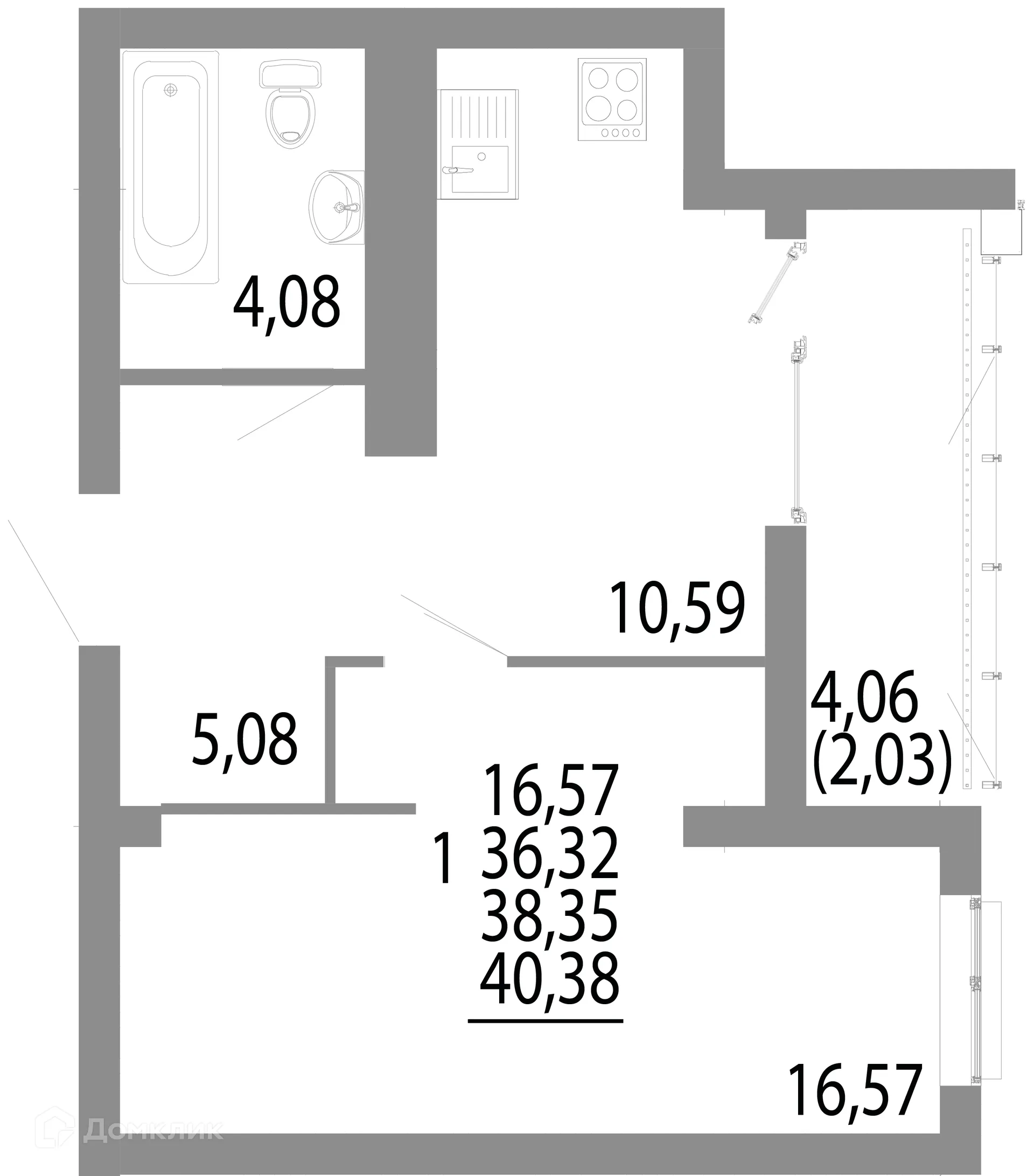 Фото квартиры в ЖК "Притяжение"
