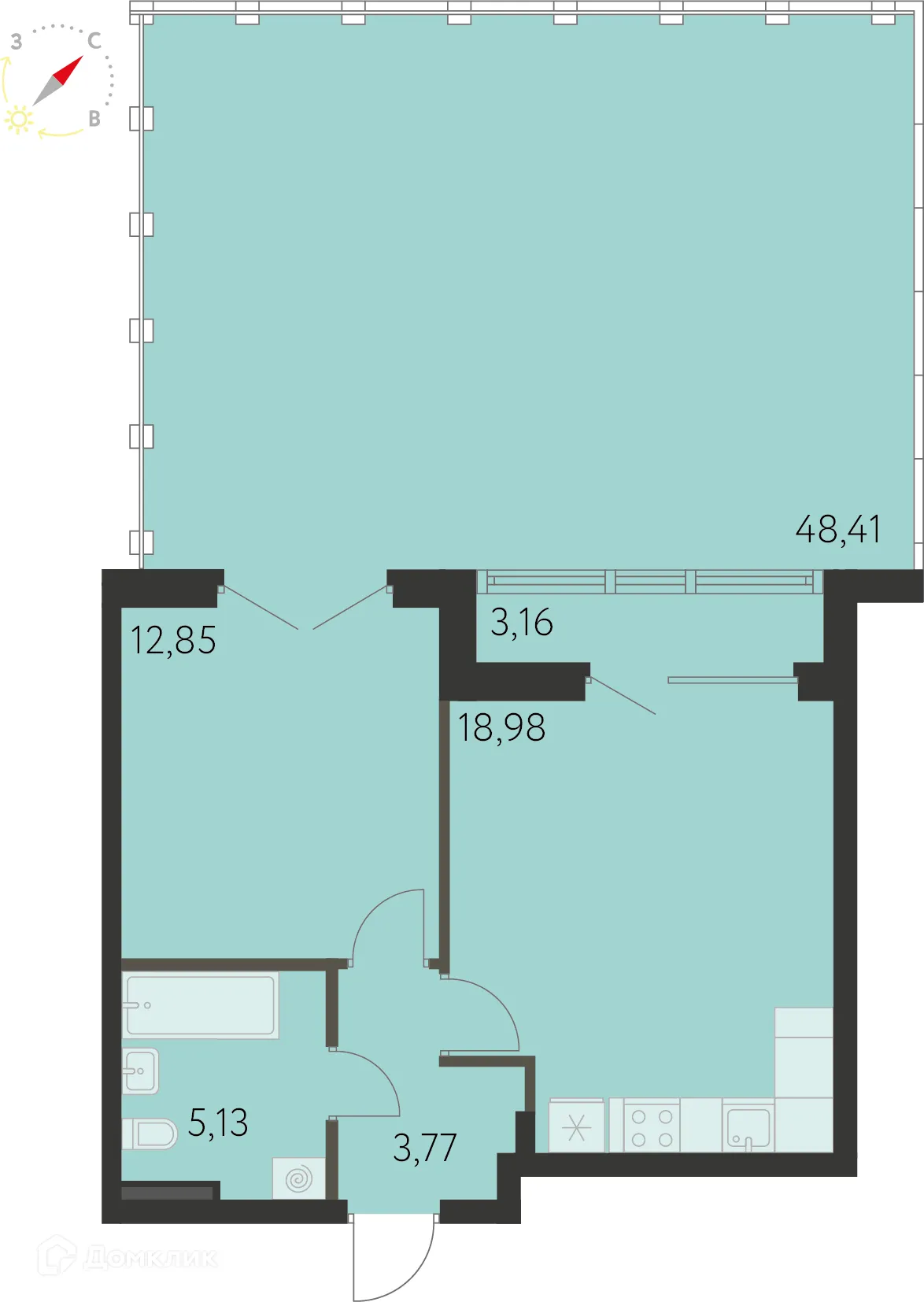 Фото квартиры в ЖК "ELEVEN (Элевен)"