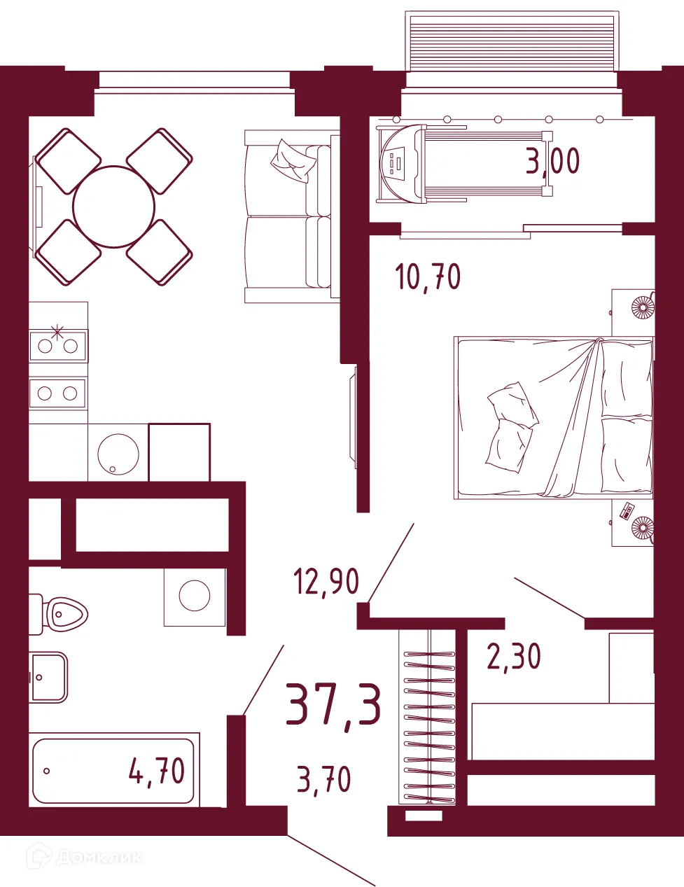 Фото квартиры в ЖК Парк Столиц