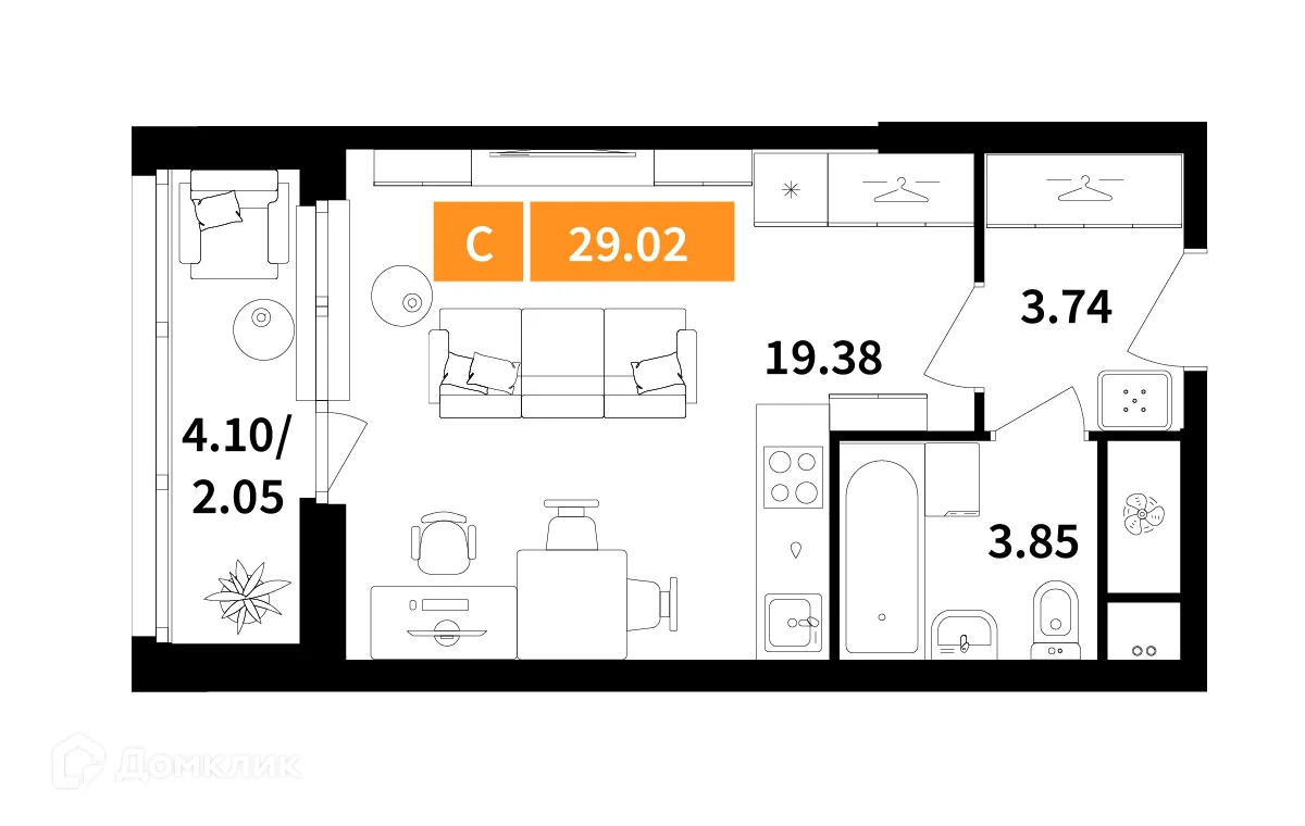 Фото квартиры в ЖК Планерный квартал