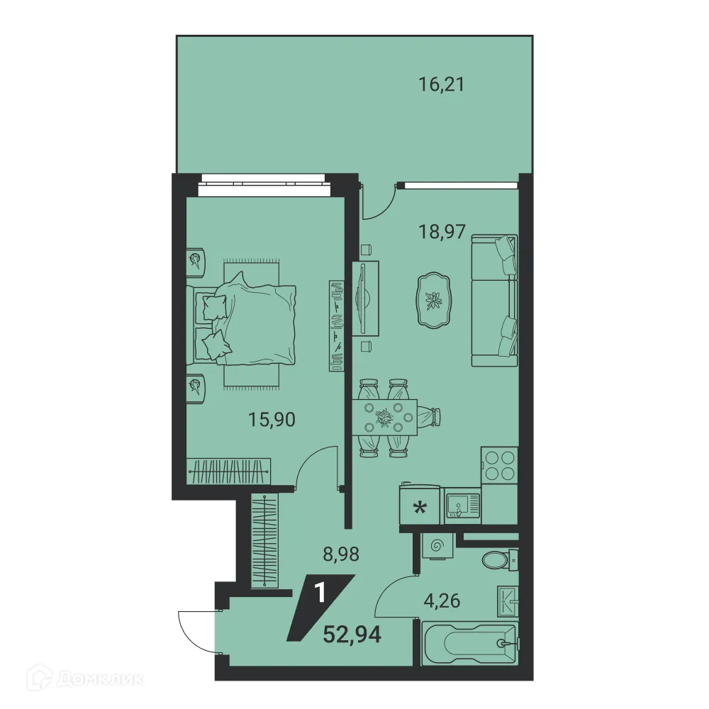 Фото квартиры в ЖК ТЕМП