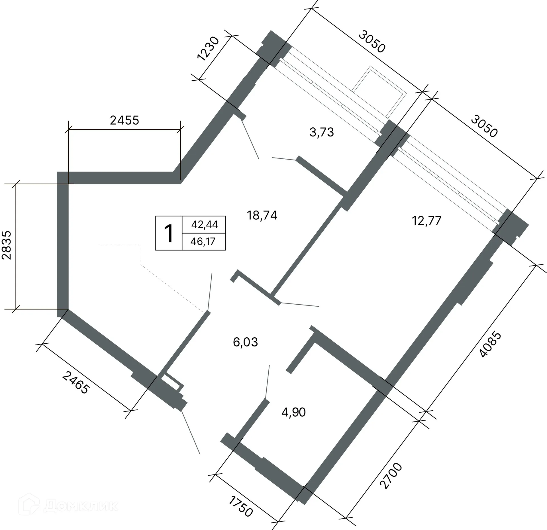 Фото квартиры в ЖК "Проспект Мира"
