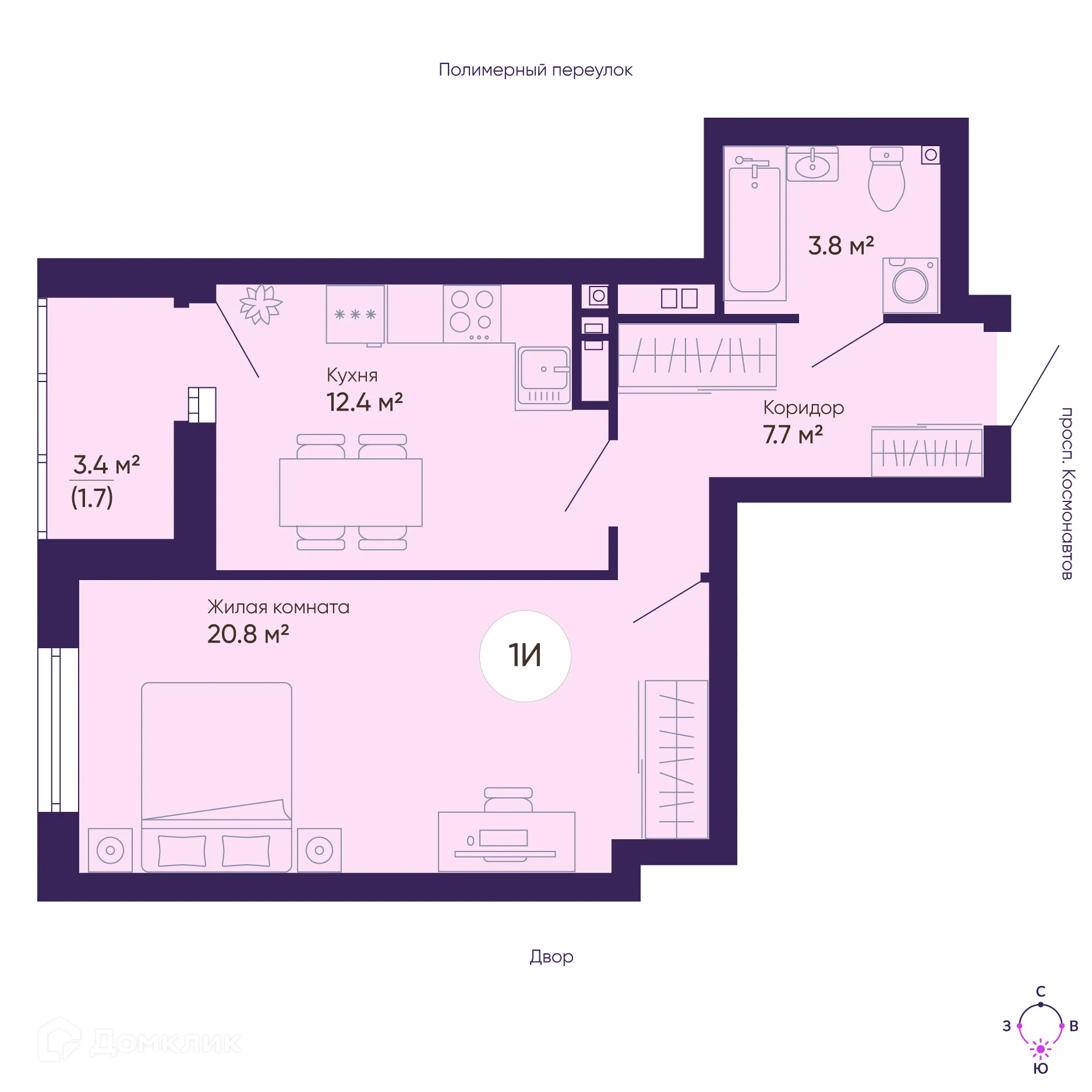 Фото квартиры в ЖК Космос