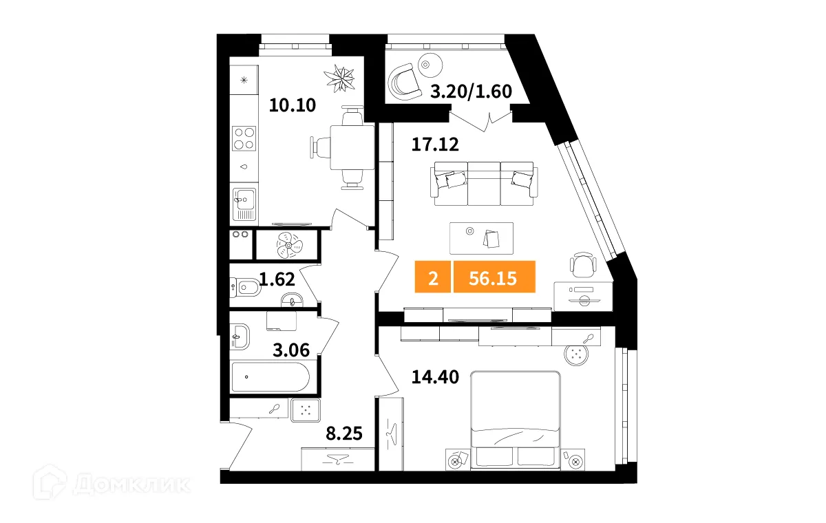 Фото квартиры в ЖК Планерный квартал