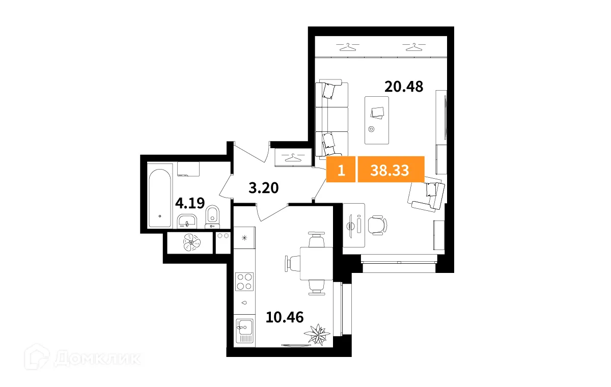 Фото квартиры в ЖК Планерный квартал