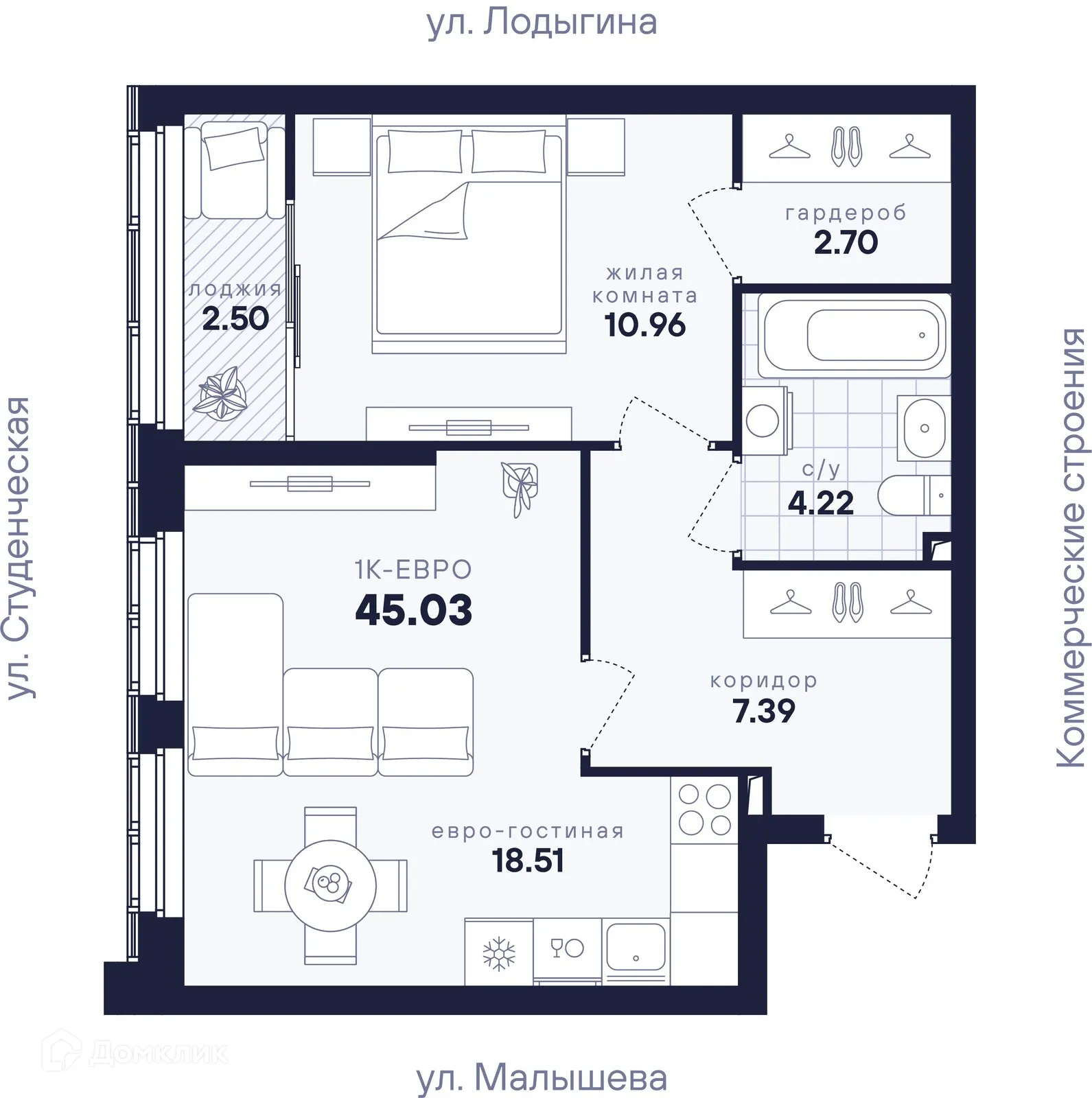Фото квартиры в ЖК Динамика