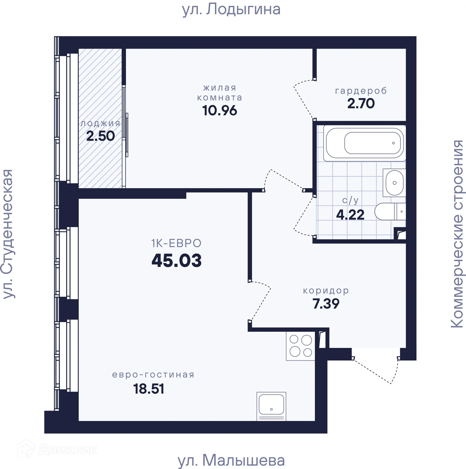Фото квартиры в ЖК Динамика
