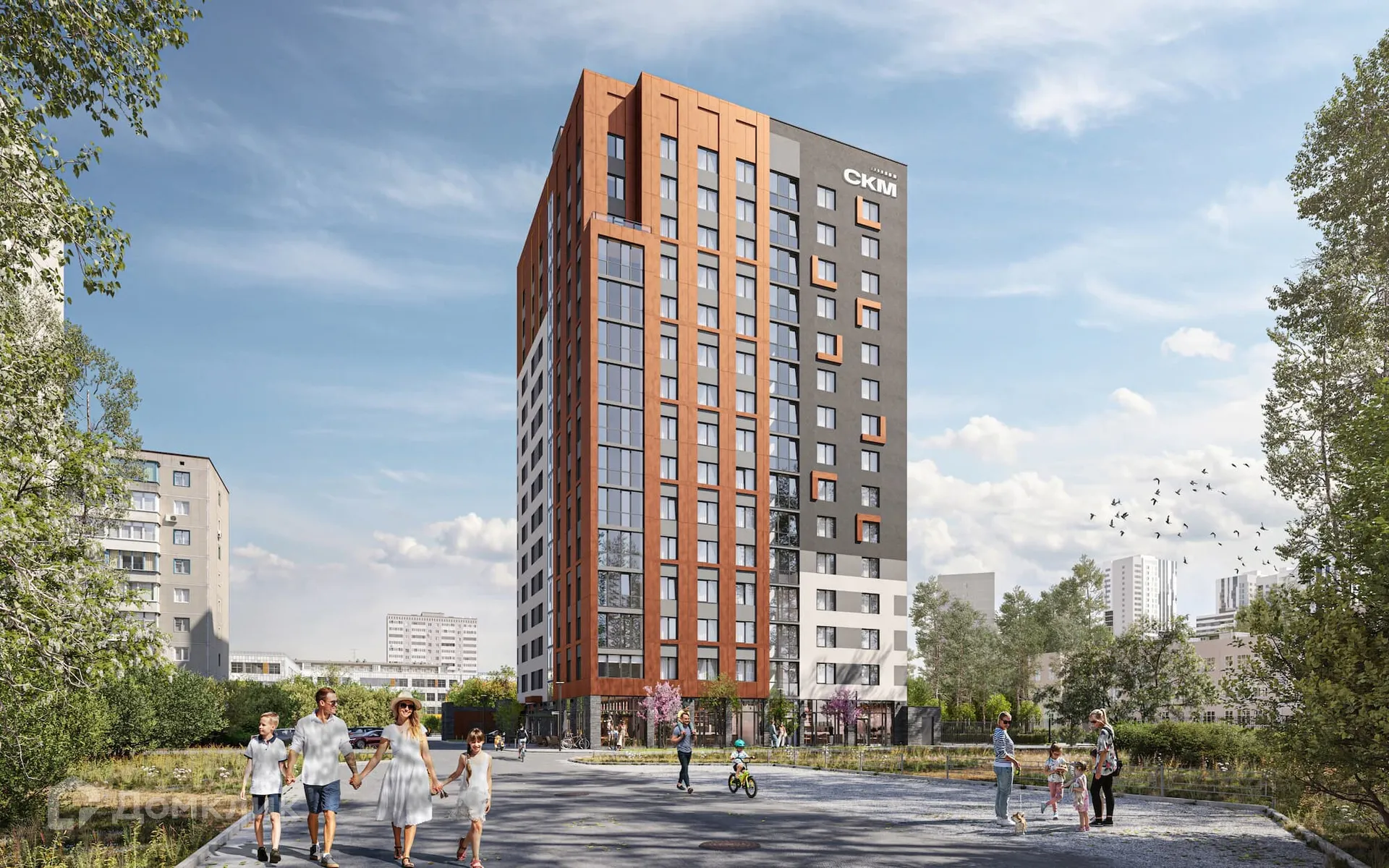 Планировка 2-комнатной квартиры 66.23 м² в ЖК Викулов, г. Екатеринбург — фото 9