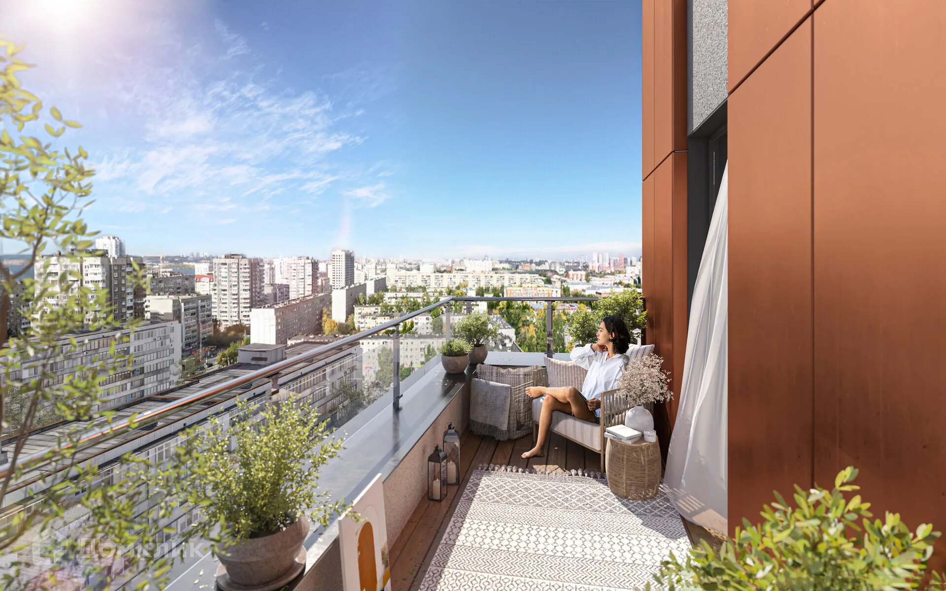 Планировка 2-комнатной квартиры 66.23 м² в ЖК Викулов, г. Екатеринбург — фото 21