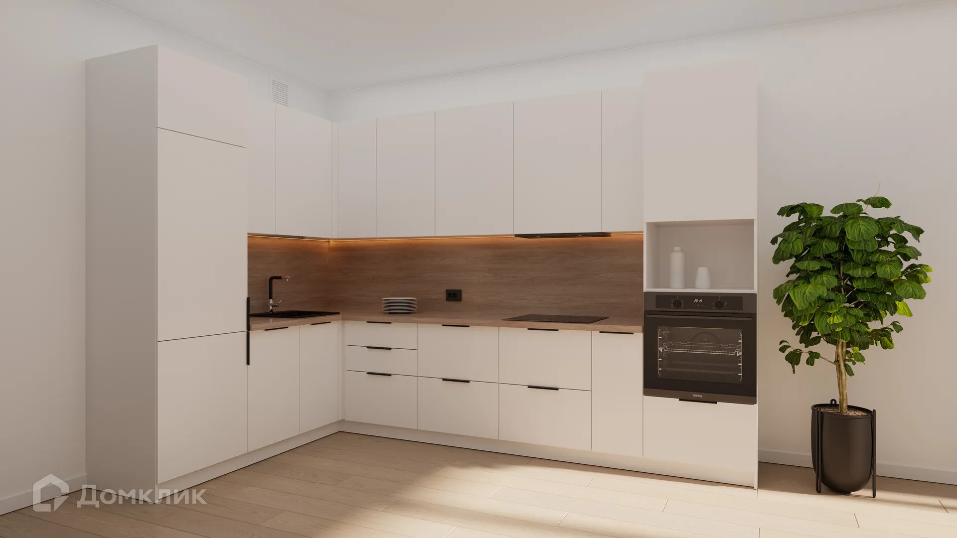 Планировка 2-комнатной квартиры 66.23 м² в ЖК Викулов, г. Екатеринбург — фото 33