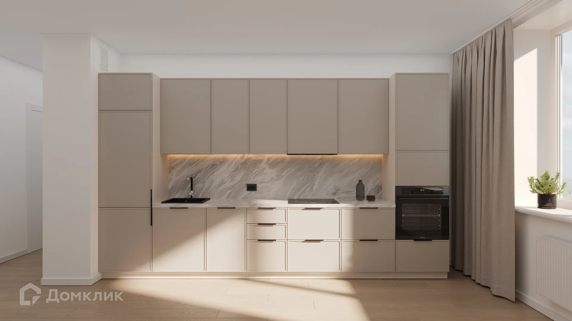 Планировка 2-комнатной квартиры 66.23 м² в ЖК Викулов, г. Екатеринбург — фото 35