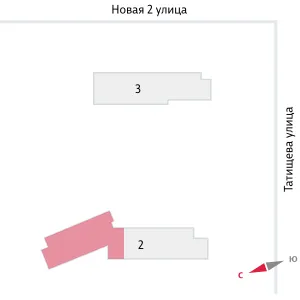 Планировка 1-комнатной квартиры 32.9 м² в ЖК Зеленый остров, г. Екатеринбург — фото 3