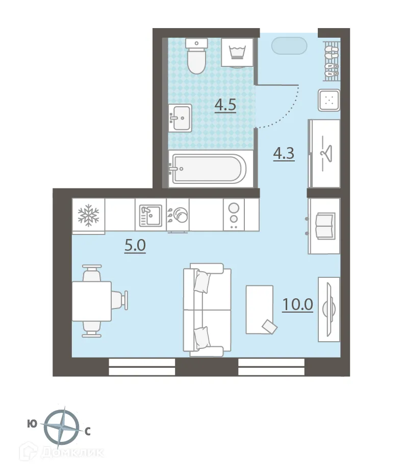 Фото квартиры в ЖК Малахит