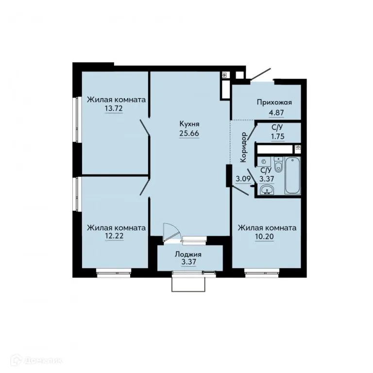 Фото квартиры в ЖК ParkLife (ПаркЛайф)