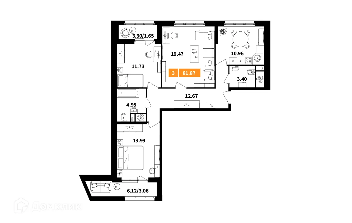 Фото квартиры в ЖК Планерный квартал