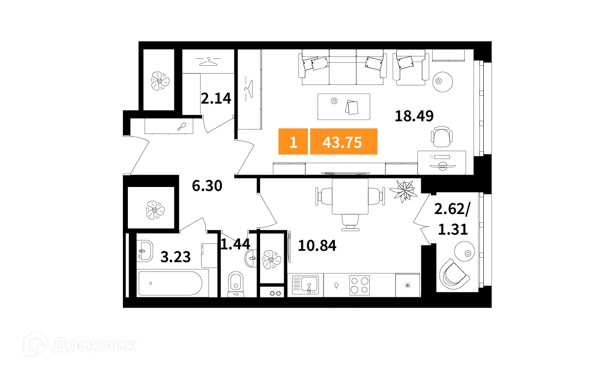 Фото квартиры в ЖК Планерный квартал