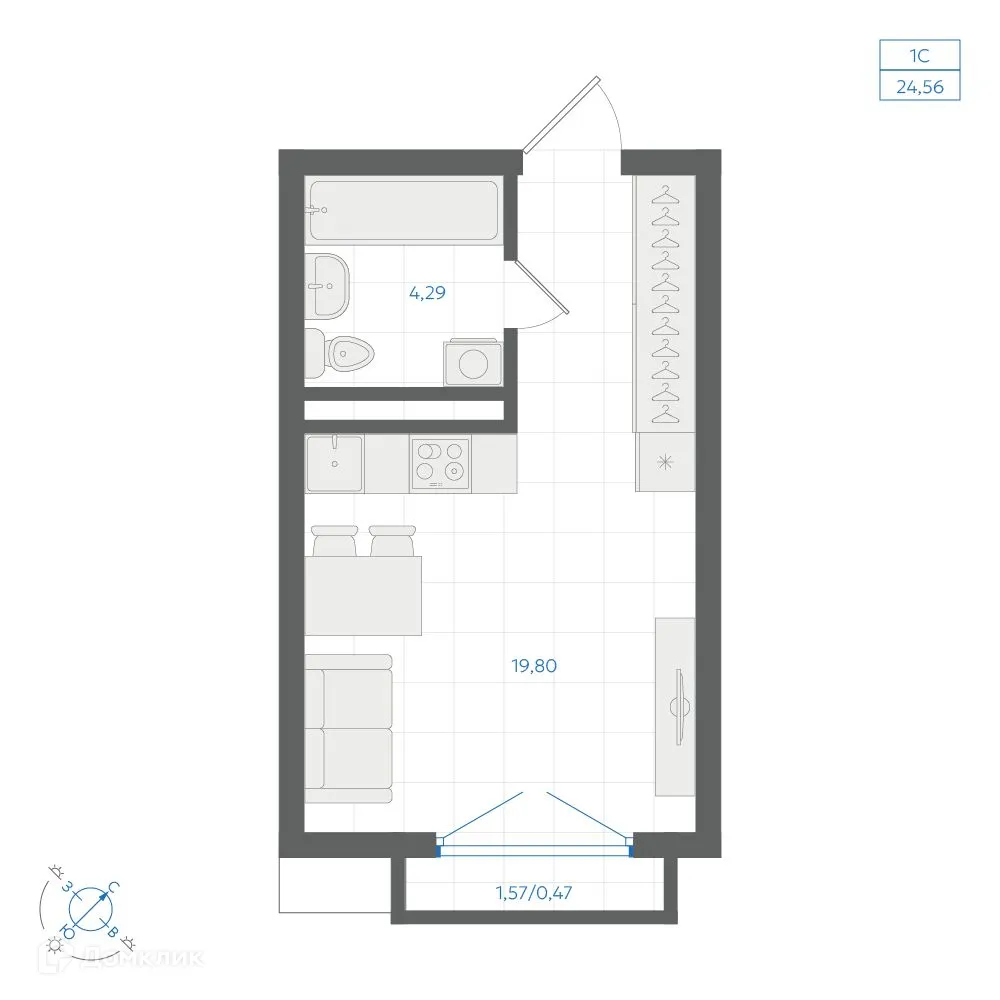 Фото квартиры в ЖК Центральный Парк