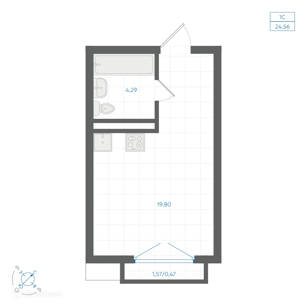 Фото квартиры в ЖК Центральный Парк