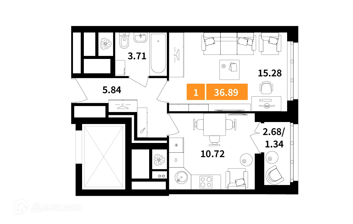 Фото квартиры в ЖК Планерный квартал