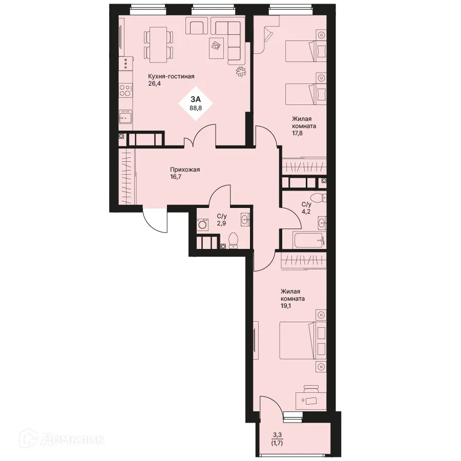 Фото квартиры в ЖК Veer Park (Веер Парк)