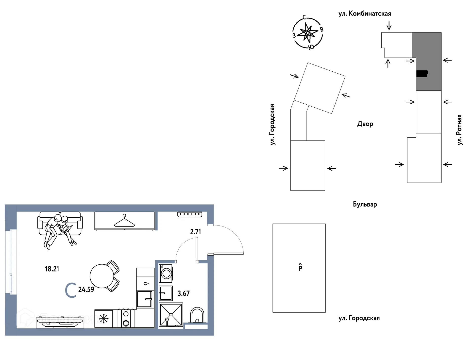 Фото квартиры в ЖК Уральский сад