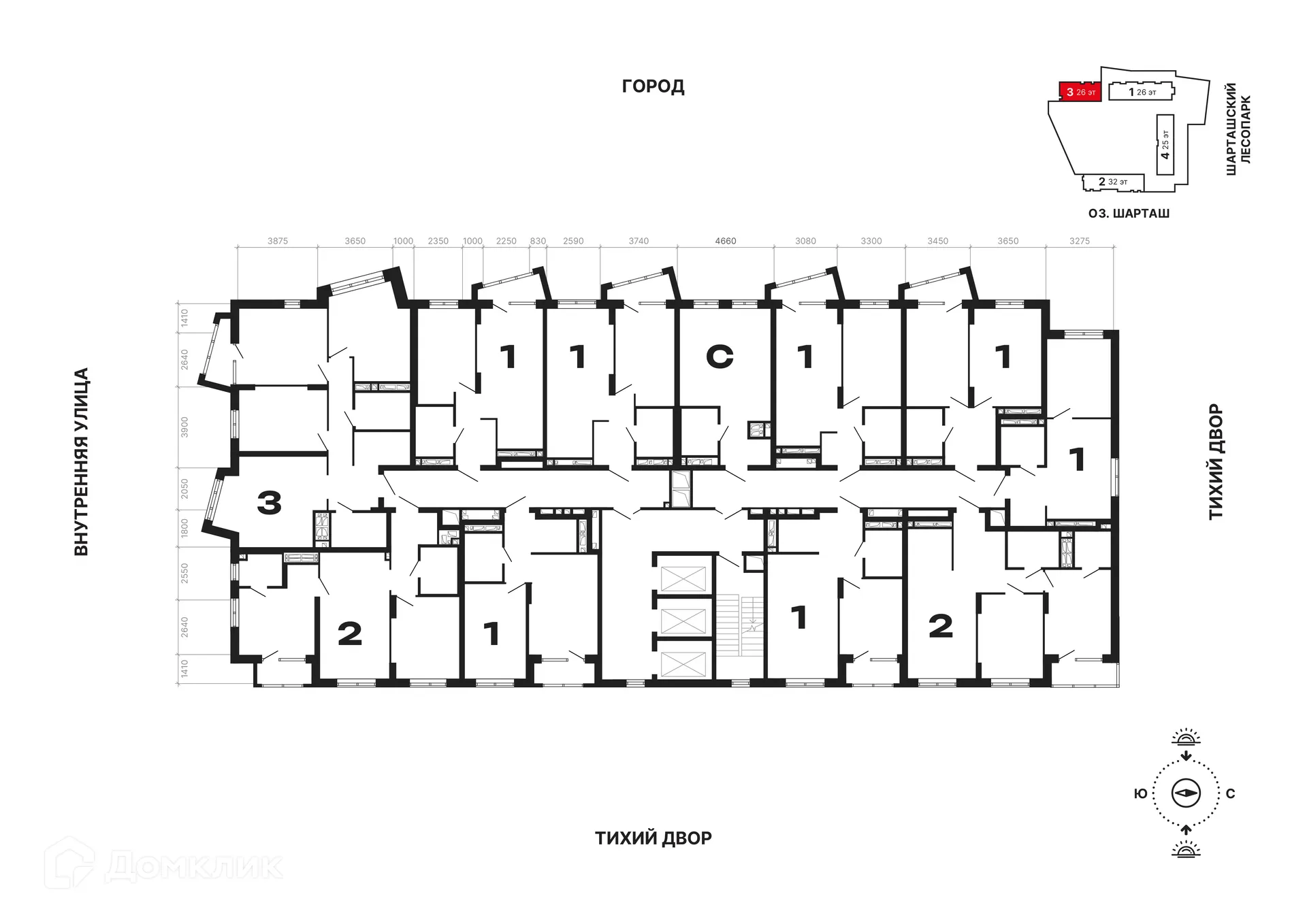 Фото квартиры в ЖК Квартал-Парк Каменные палатки