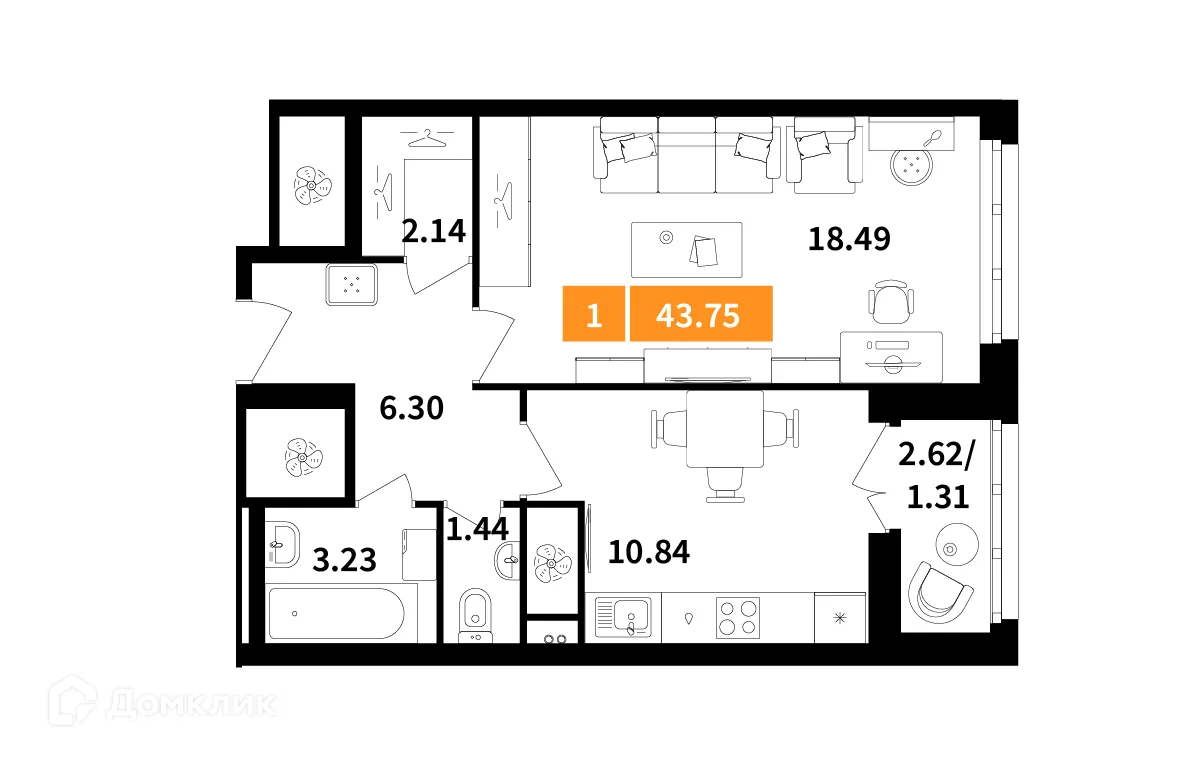 Фото квартиры в ЖК Планерный квартал