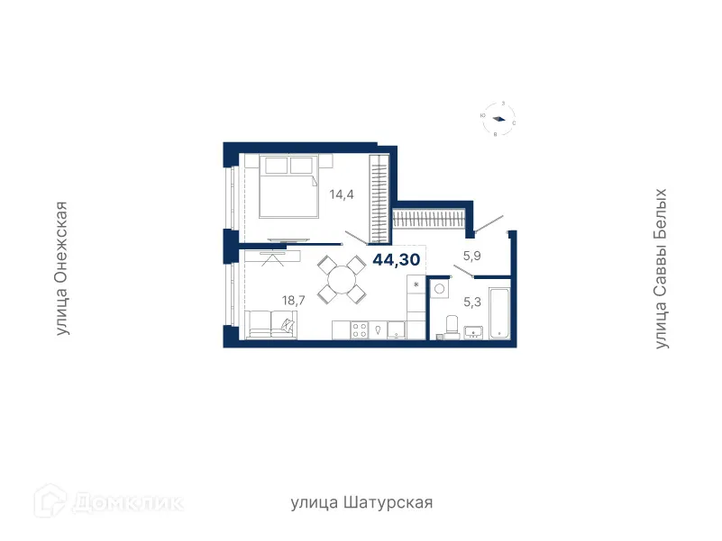 Фото квартиры в ЖК Ауро