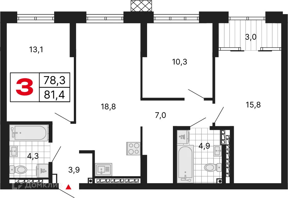 Фото квартиры в ЖК Милый дом