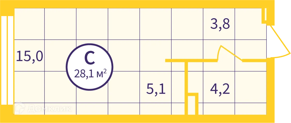 Фото квартиры в ЖК Астон. Движение