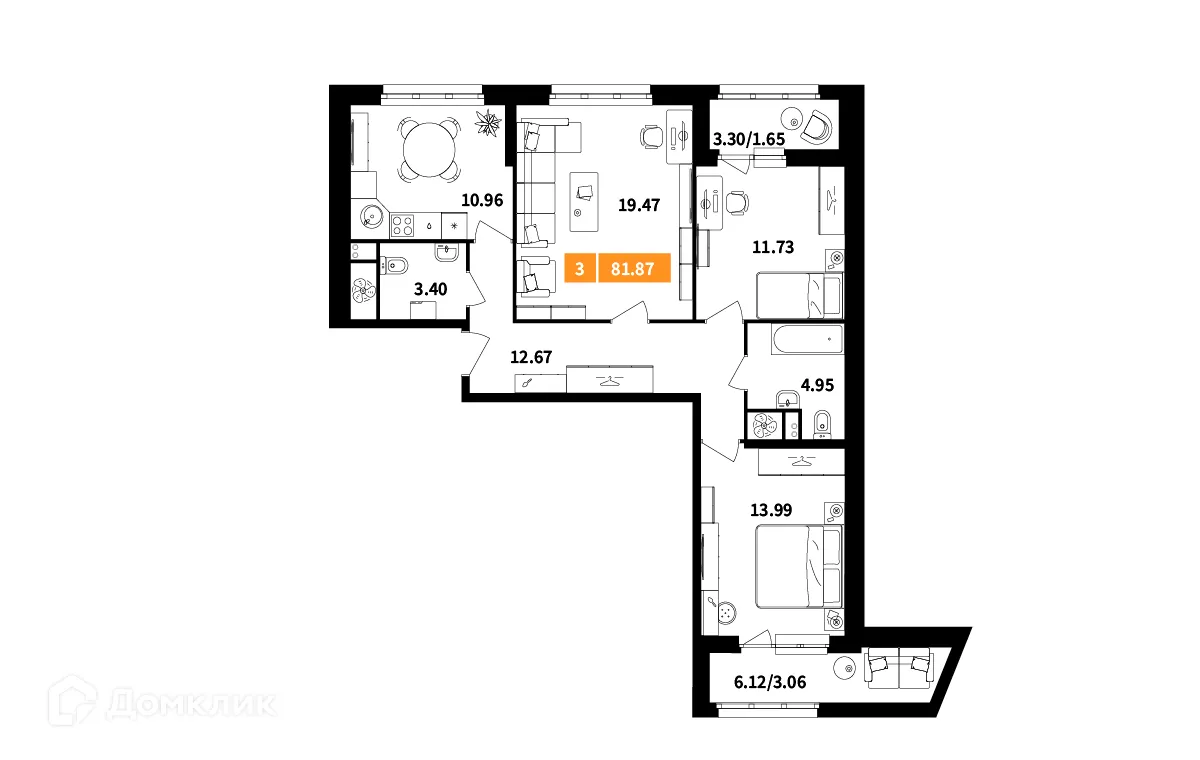 Фото квартиры в ЖК Планерный квартал