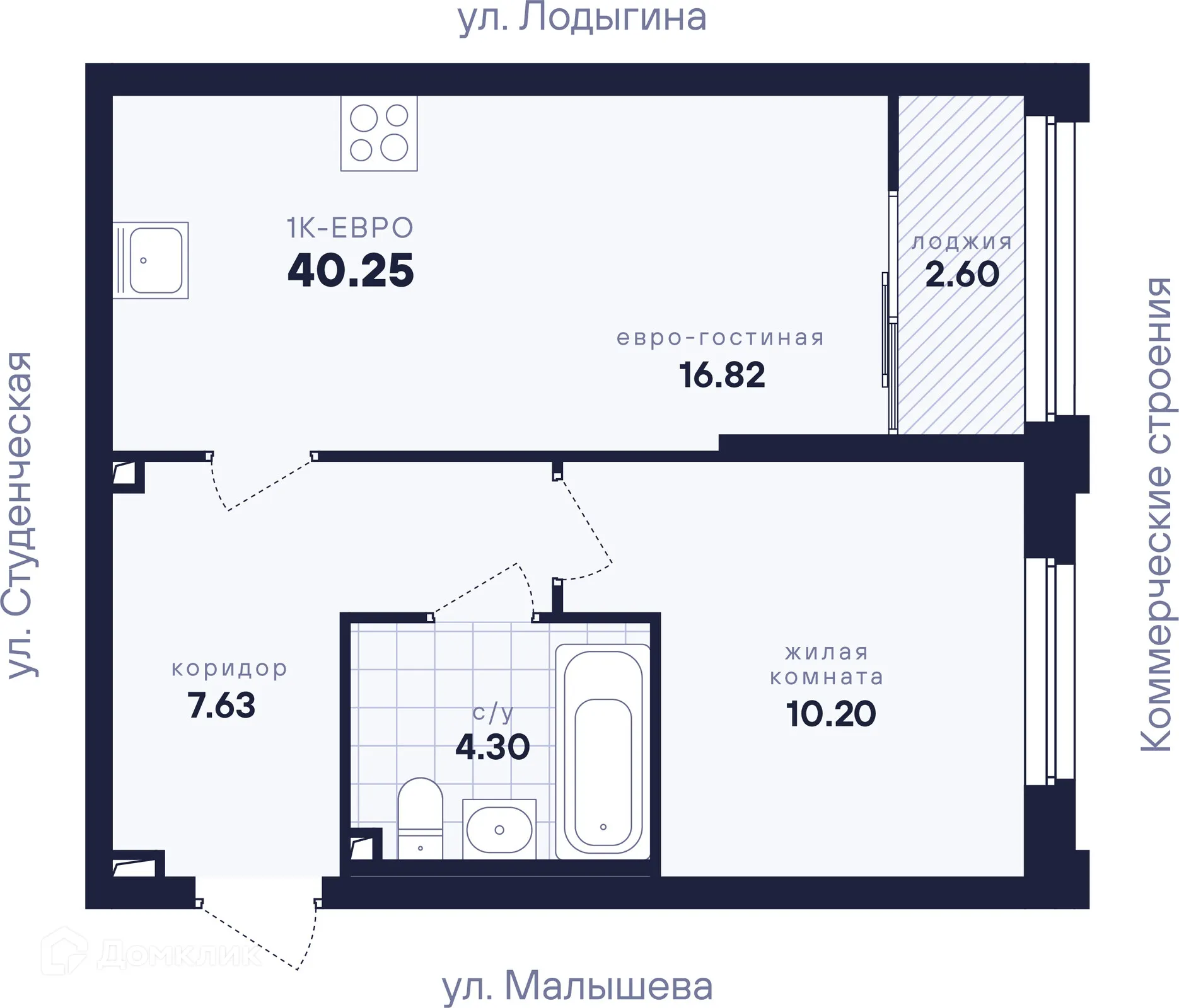 Фото квартиры в ЖК Динамика