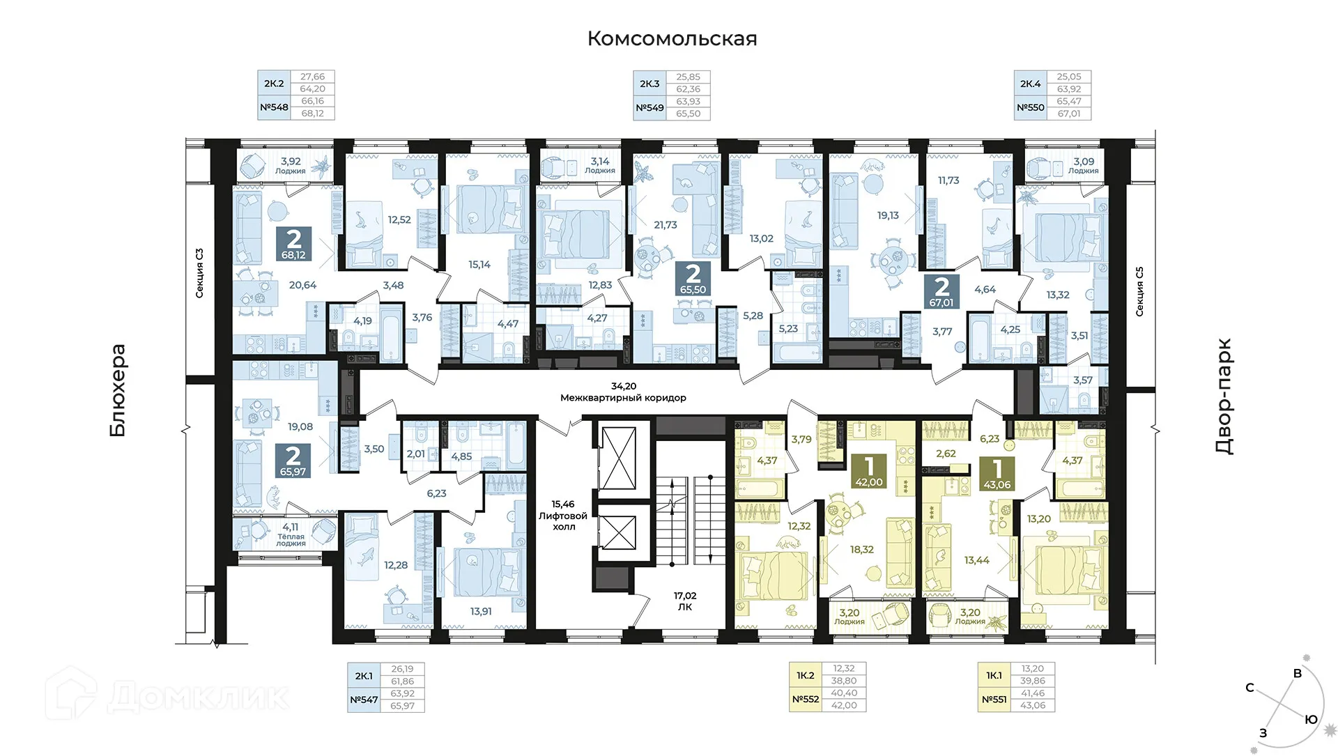 Фото квартиры в ЖК Жилой комплекс Б.26