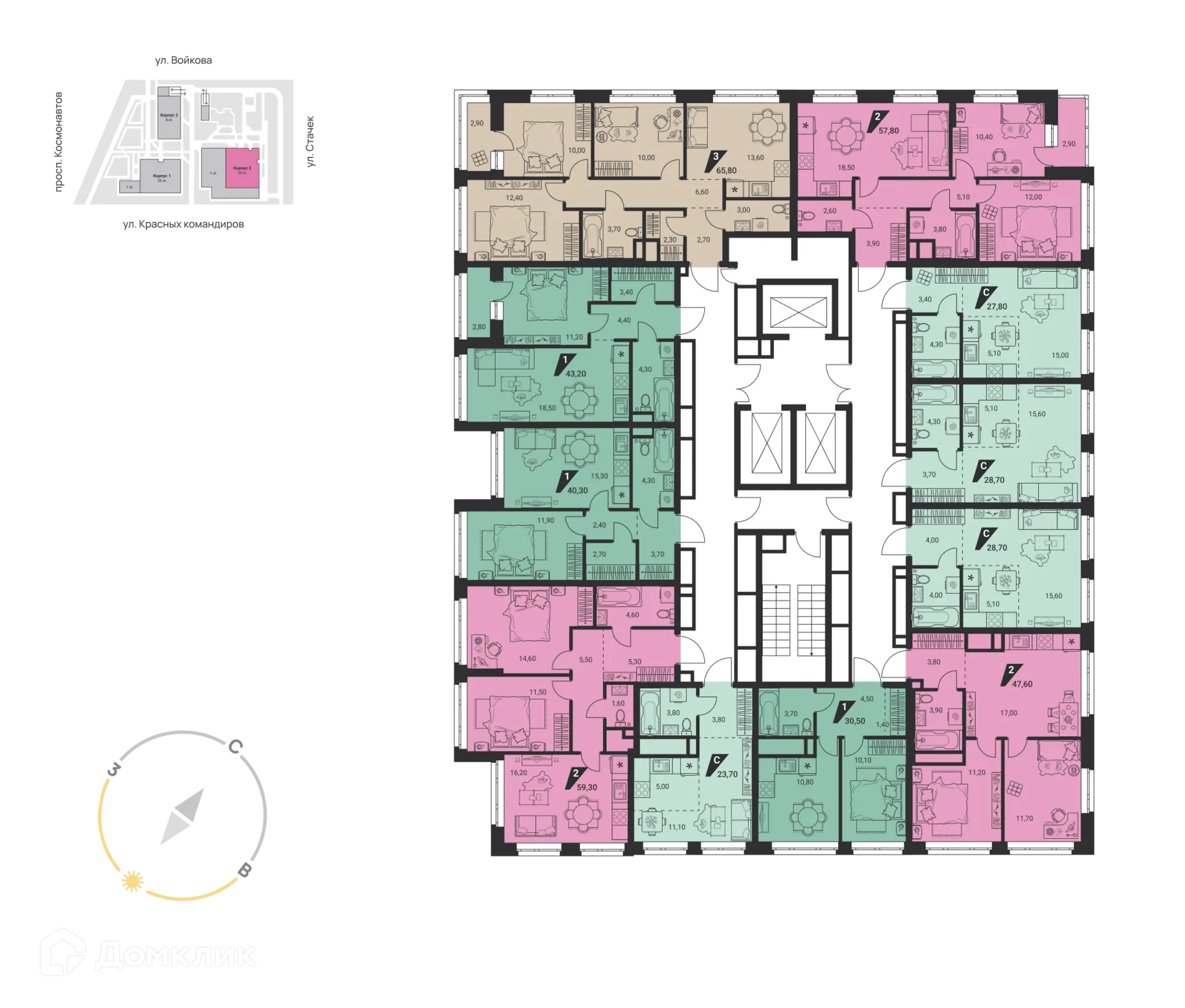 Фото квартиры в ЖК Квартал К3