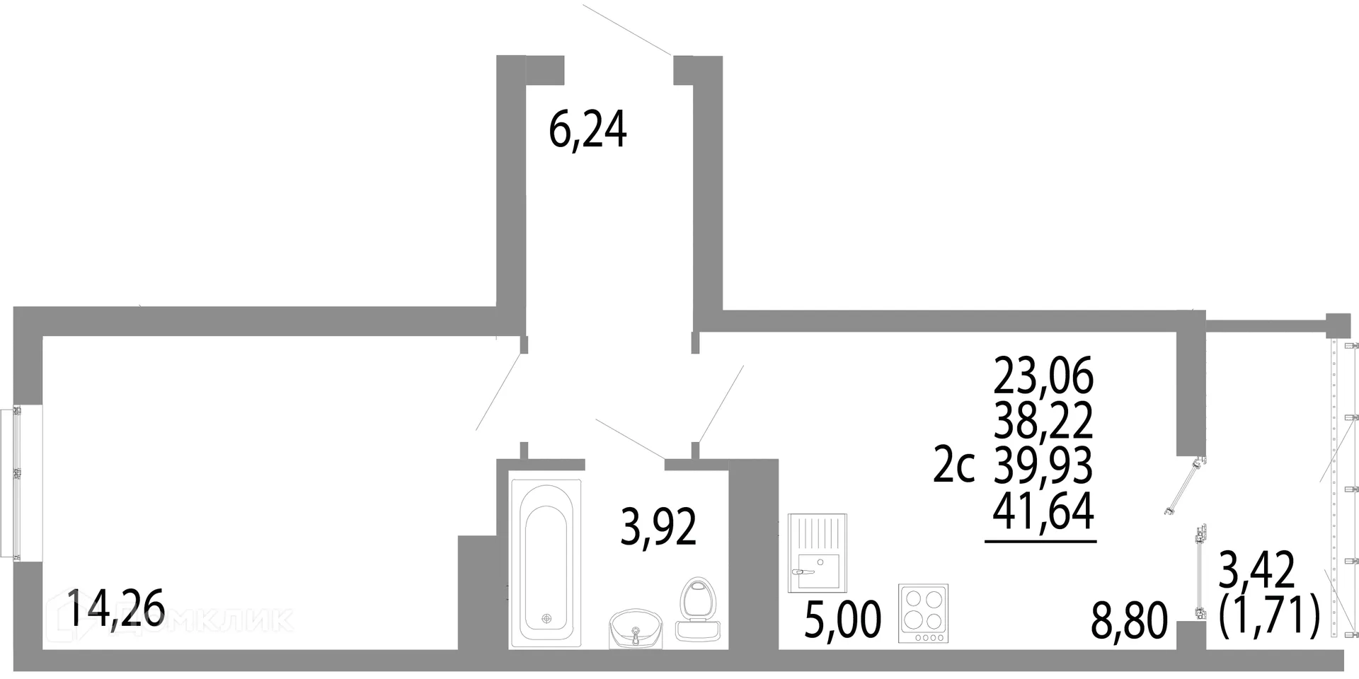 Фото квартиры в ЖК "Притяжение"