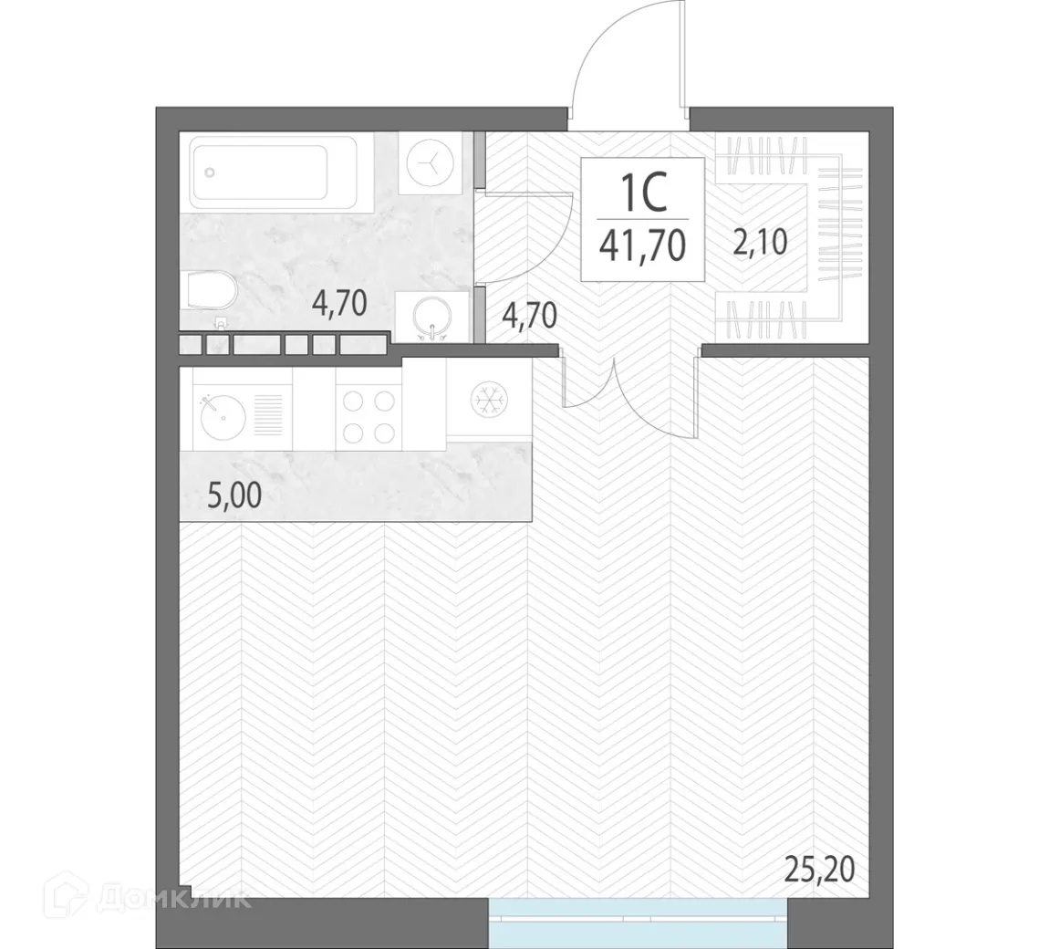 Фото квартиры в ЖК Клубный дом "Литературный"