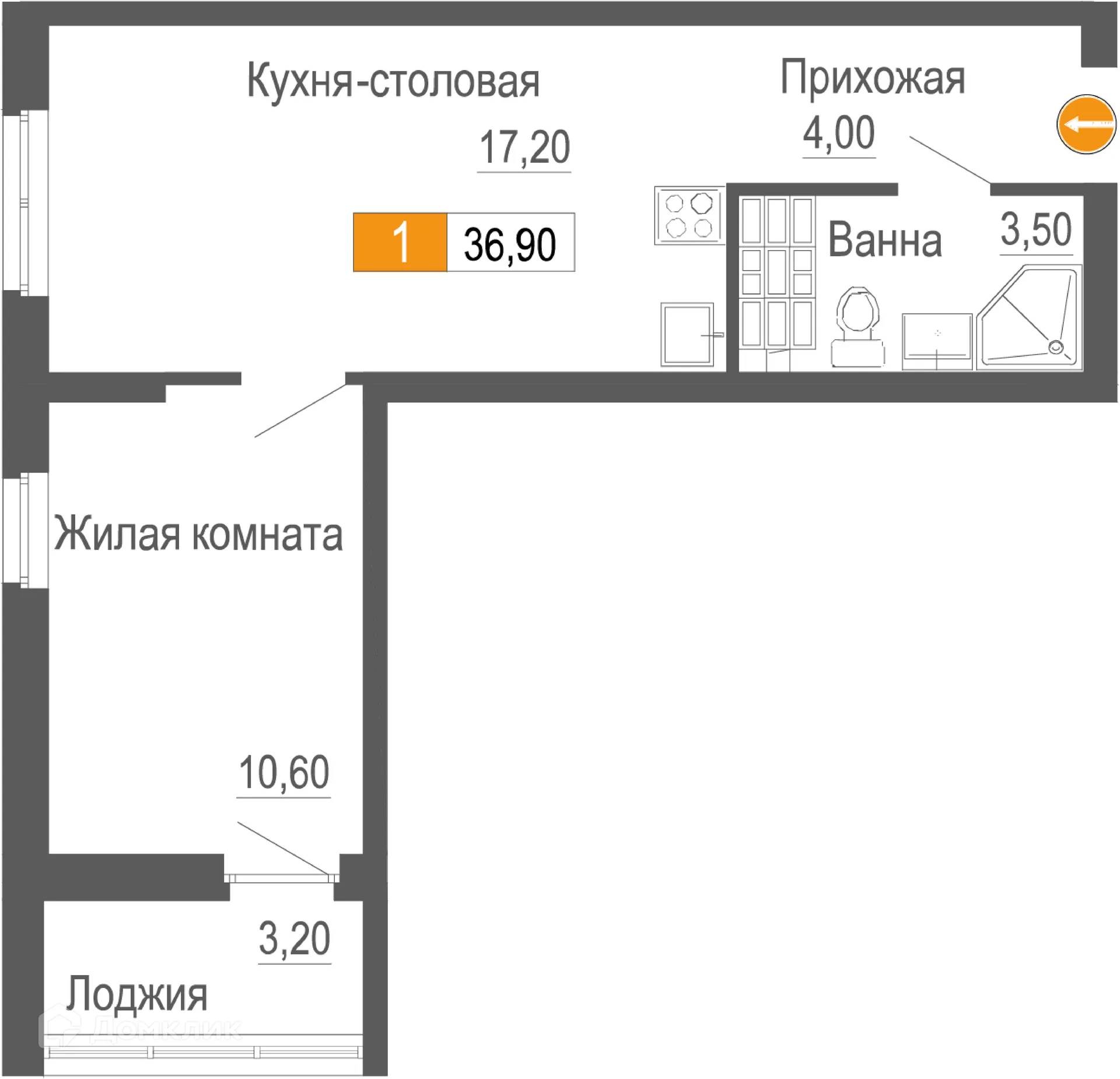 Фото квартиры в ЖК ФРИСТАЙЛ