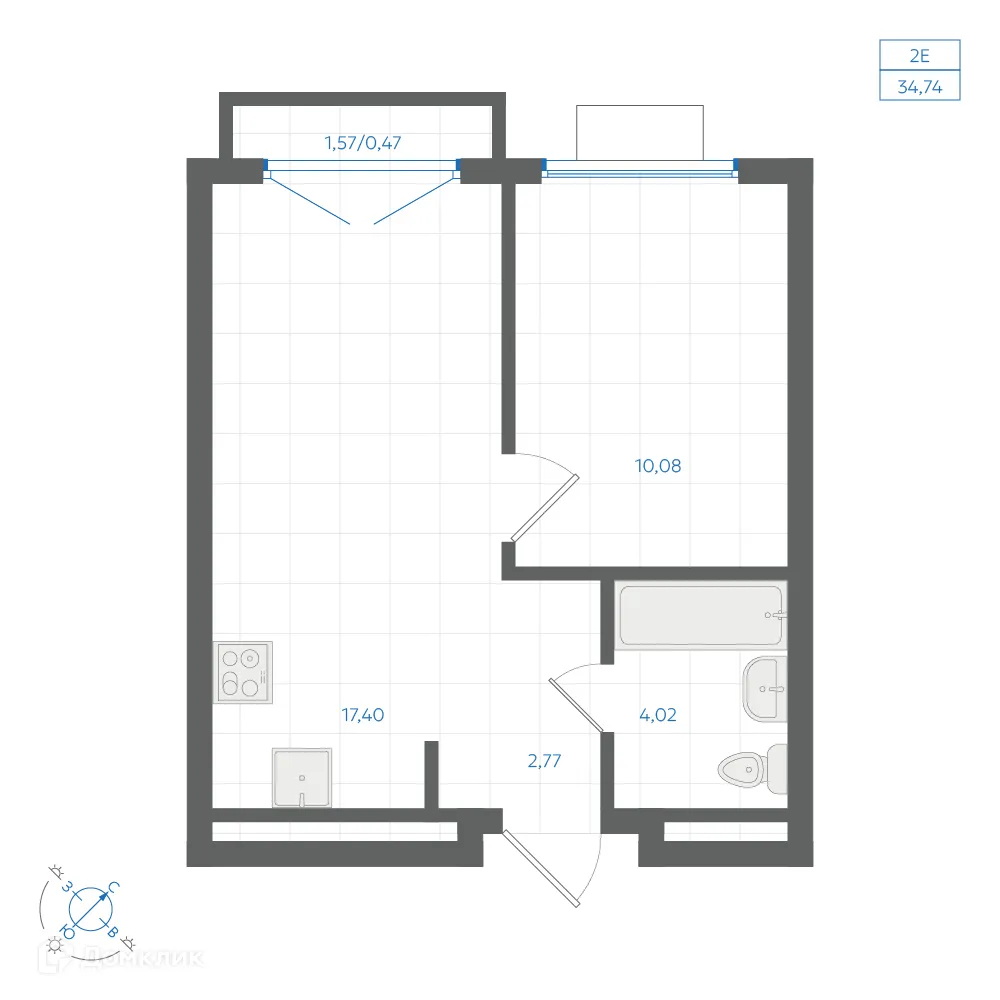Фото квартиры в ЖК Центральный Парк