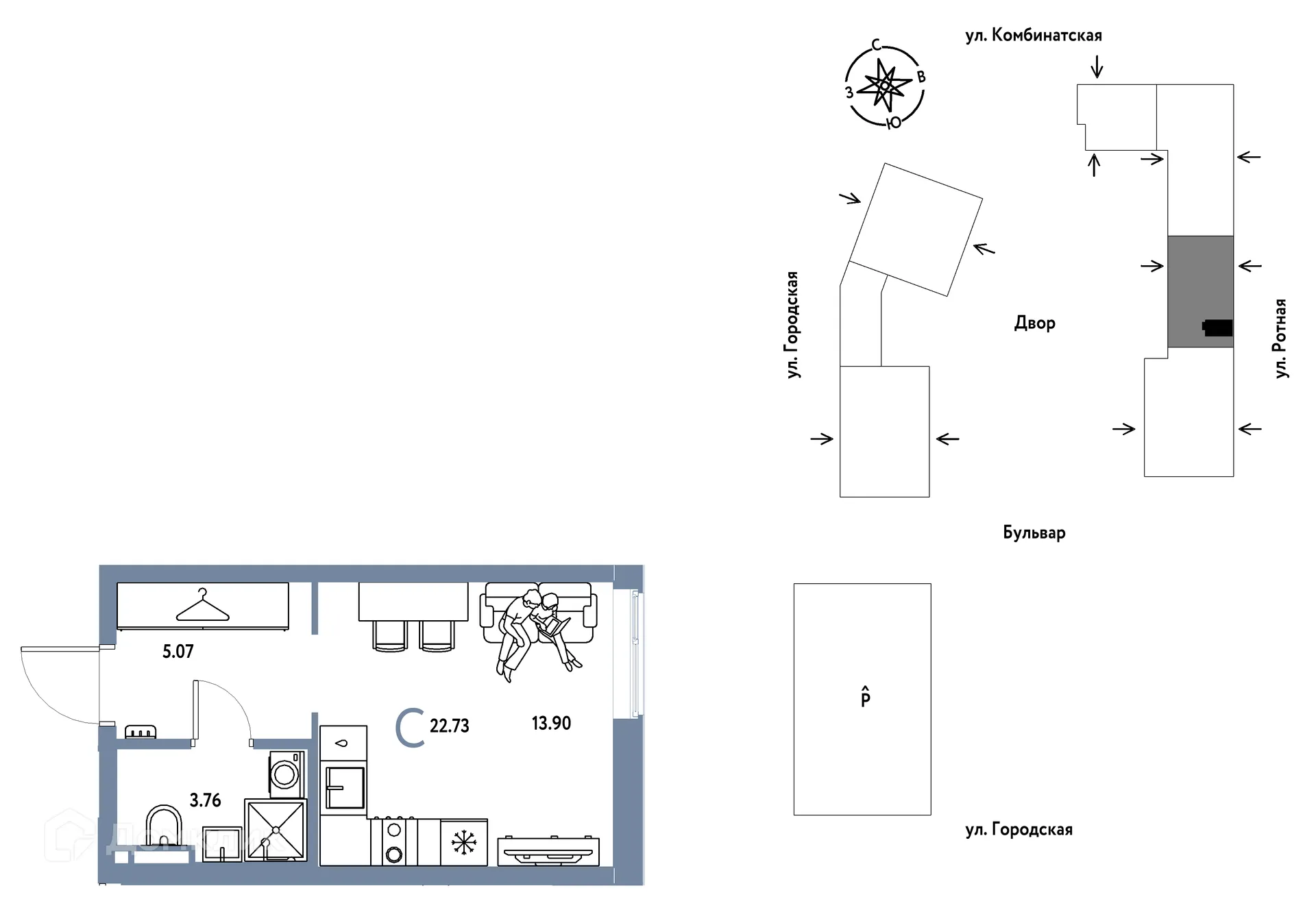 Фото квартиры в ЖК Уральский сад