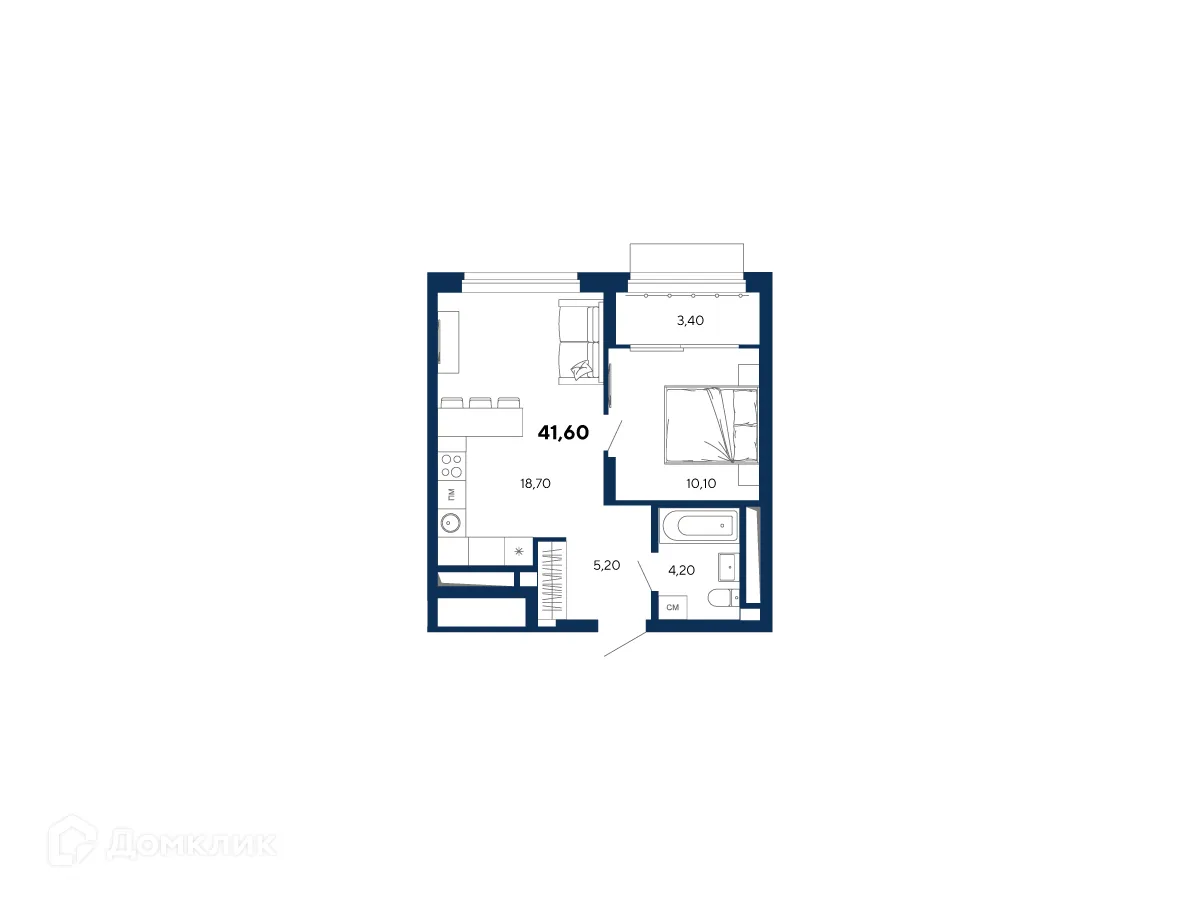 Фото квартиры в ЖК Парк Столиц