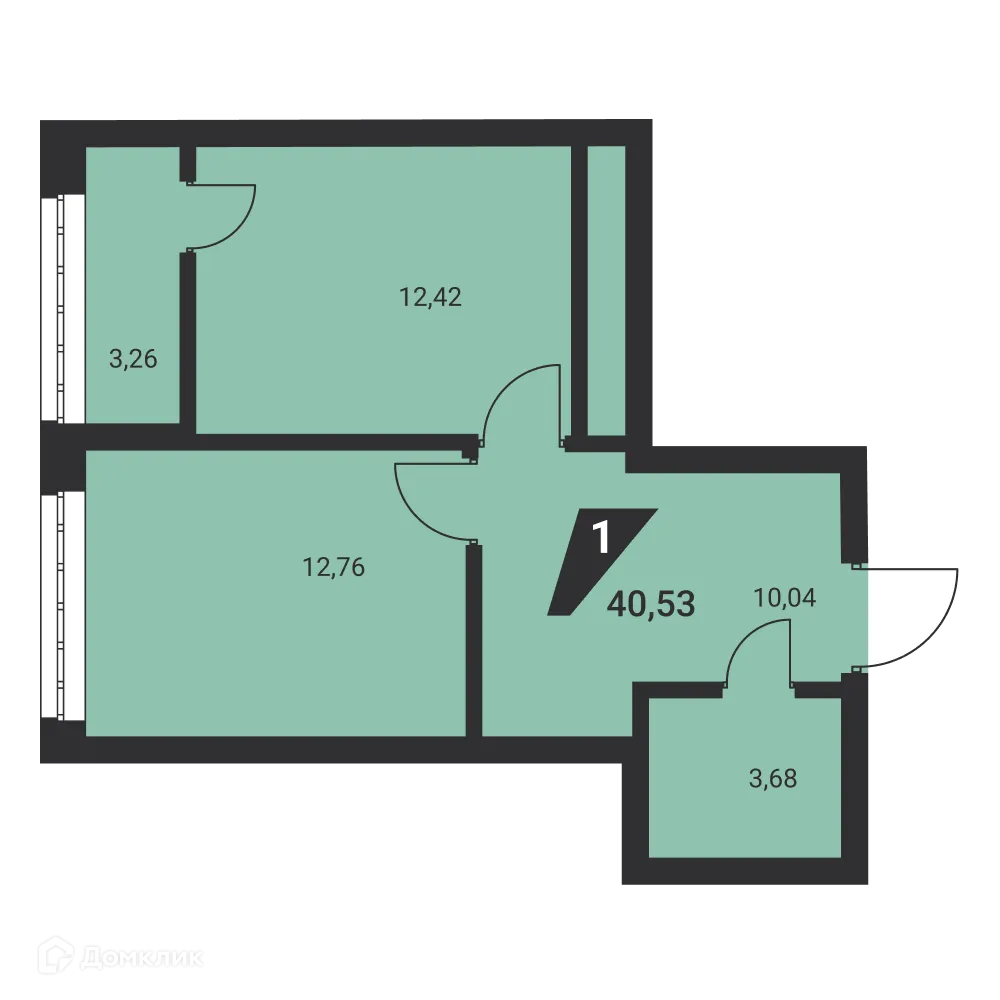 Фото квартиры в ЖК Жилые высотки H2O