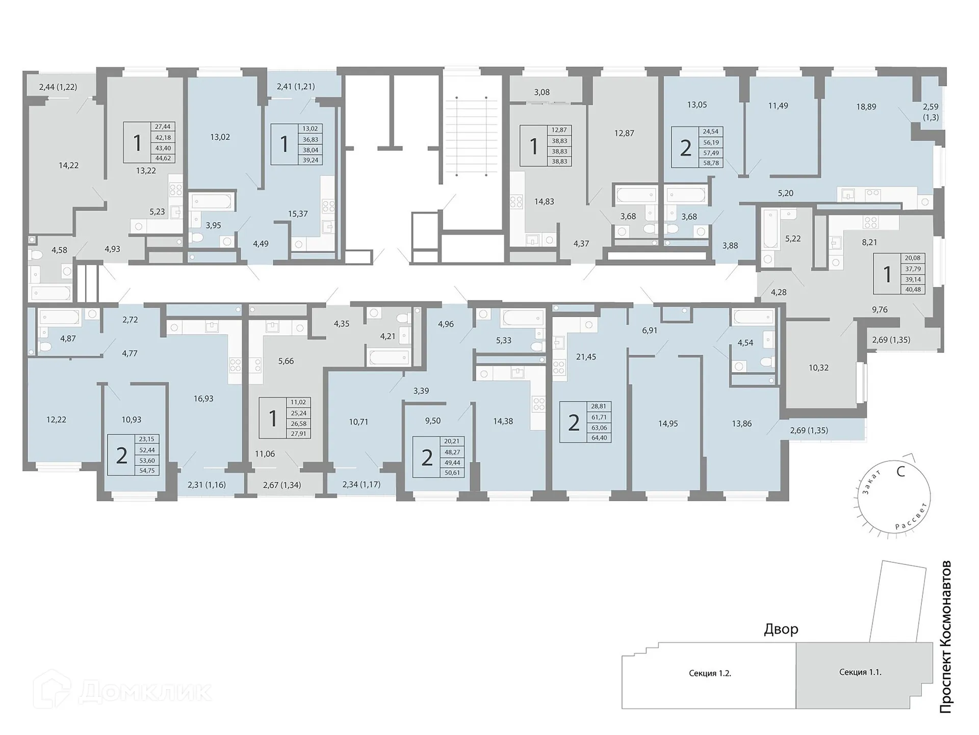 Фото квартиры в ЖК Квартал Моменты на Космонавтов