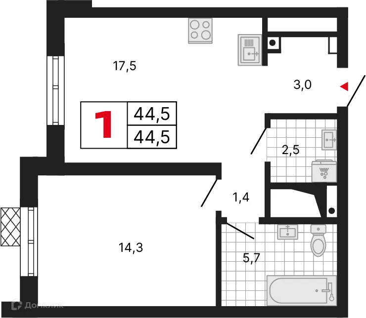 Фото квартиры в ЖК Милый дом