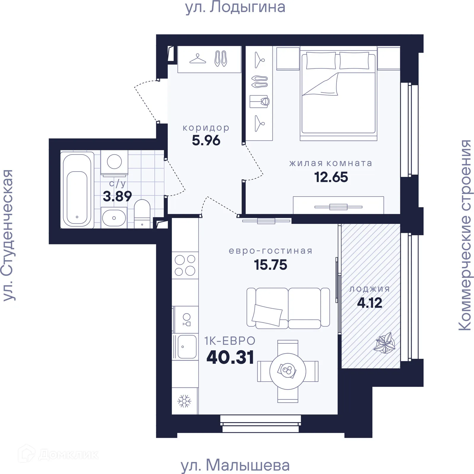 Фото квартиры в ЖК Динамика