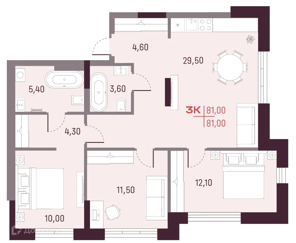Фото квартиры в ЖК А+ (ЖК А плюс)