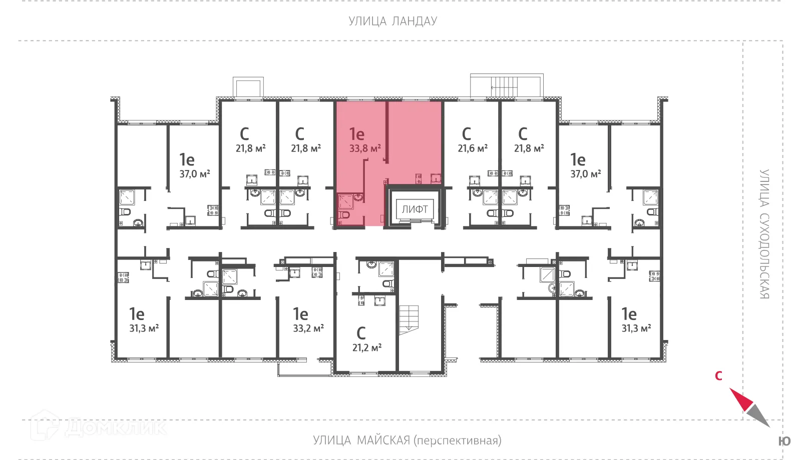 Фото квартиры в ЖК Мичуринский